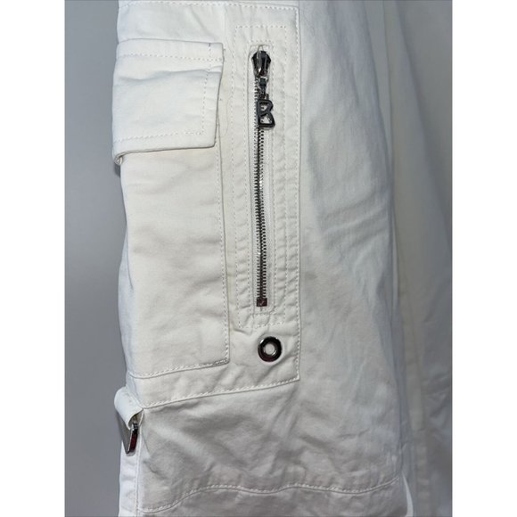 Women’s Bogner Beige Utility Style Cargo Pants Size US 6 Long Pockets - Picture 3 of 8